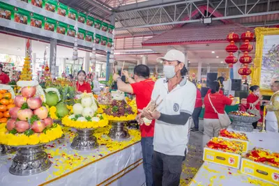 ประมวลภาพพิธีบวงสรวงใหญ่ ท้าวเวสสุวรรณโณ วัดจุฬามณี ปี ๒๕๖๗