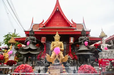 ประมวลภาพพิธีบวงสรวงสมโภช ครบ ๓๕ ปี และพิธีเททองหล่อพระ วัดจุฬามณี ปี ๒๕๖๗