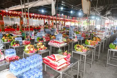ประมวลภาพพิธีบวงสรวงสมโภช ครบ ๓๕ ปี และพิธีเททองหล่อพระ วัดจุฬามณี ปี ๒๕๖๗
