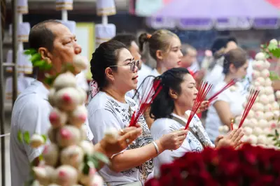 ประมวลภาพพิธีบวงสรวงสมโภช ครบ ๓๕ ปี และพิธีเททองหล่อพระ วัดจุฬามณี ปี ๒๕๖๗