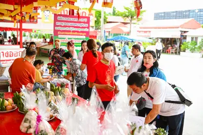 ประมวลภาพพิธีบวงสรวงสมโภช ครบ ๓๕ ปี และพิธีเททองหล่อพระ วัดจุฬามณี ปี ๒๕๖๗