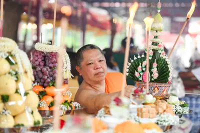 ประมวลภาพพิธีบวงสรวงสมโภช ครบ ๓๕ ปี และพิธีเททองหล่อพระ วัดจุฬามณี ปี ๒๕๖๗