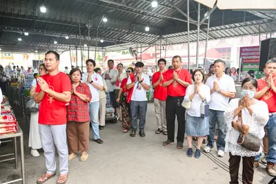 ประมวลภาพพิธีบวงสรวงสมโภช ครบ ๓๕ ปี และพิธีเททองหล่อพระ วัดจุฬามณี ปี ๒๕๖๗
