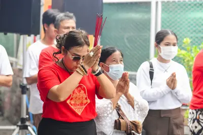 ประมวลภาพพิธีบวงสรวงสมโภช ครบ ๓๕ ปี และพิธีเททองหล่อพระ วัดจุฬามณี ปี ๒๕๖๗