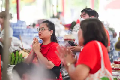ประมวลภาพพิธีบวงสรวงสมโภช ครบ ๓๕ ปี และพิธีเททองหล่อพระ วัดจุฬามณี ปี ๒๕๖๗