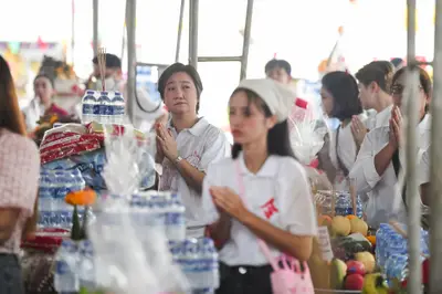 ประมวลภาพพิธีบวงสรวงสมโภช ครบ ๓๕ ปี และพิธีเททองหล่อพระ วัดจุฬามณี ปี ๒๕๖๗