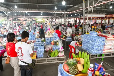 ประมวลภาพพิธีบวงสรวงสมโภช ครบ ๓๕ ปี และพิธีเททองหล่อพระ วัดจุฬามณี ปี ๒๕๖๗