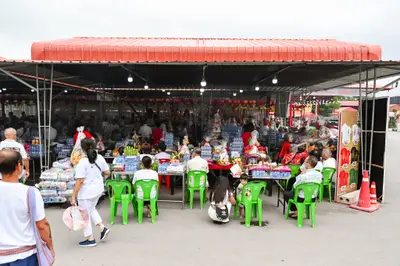 ประมวลภาพพิธีบวงสรวงสมโภช ครบ ๓๕ ปี และพิธีเททองหล่อพระ วัดจุฬามณี ปี ๒๕๖๗