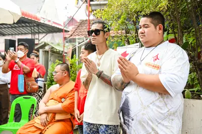 ประมวลภาพพิธีบวงสรวงสมโภช ครบ ๓๕ ปี และพิธีเททองหล่อพระ วัดจุฬามณี ปี ๒๕๖๗