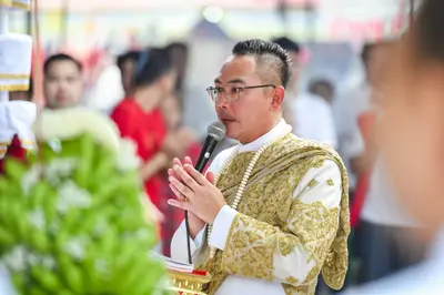 ประมวลภาพพิธีบวงสรวงสมโภช ครบ ๓๕ ปี และพิธีเททองหล่อพระ วัดจุฬามณี ปี ๒๕๖๗