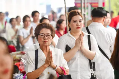 ประมวลภาพพิธีบวงสรวงสมโภช ครบ ๓๕ ปี และพิธีเททองหล่อพระ วัดจุฬามณี ปี ๒๕๖๗