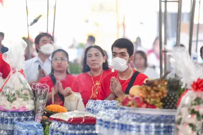 ประมวลภาพพิธีบวงสรวงสมโภช ครบ ๓๕ ปี และพิธีเททองหล่อพระ วัดจุฬามณี ปี ๒๕๖๗