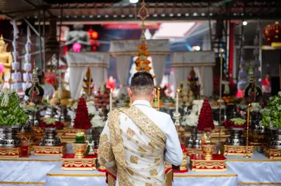 ประมวลภาพพิธีบวงสรวงสมโภช ครบ ๓๕ ปี และพิธีเททองหล่อพระ วัดจุฬามณี ปี ๒๕๖๗