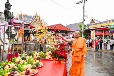 ประมวลภาพพิธีบวงสรวงสมโภช ครบ ๓๕ ปี และพิธีเททองหล่อพระ วัดจุฬามณี ปี ๒๕๖๗
