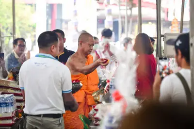 ประมวลภาพพิธีบวงสรวงสมโภช ครบ ๓๕ ปี และพิธีเททองหล่อพระ วัดจุฬามณี ปี ๒๕๖๗