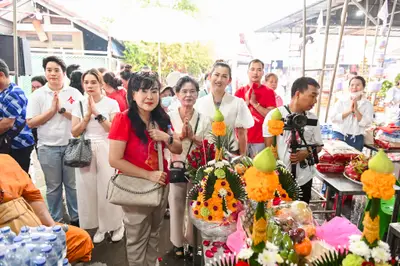 ประมวลภาพพิธีบวงสรวงสมโภช ครบ ๓๕ ปี และพิธีเททองหล่อพระ วัดจุฬามณี ปี ๒๕๖๗