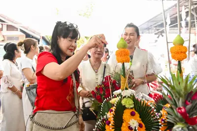 ประมวลภาพพิธีบวงสรวงสมโภช ครบ ๓๕ ปี และพิธีเททองหล่อพระ วัดจุฬามณี ปี ๒๕๖๗