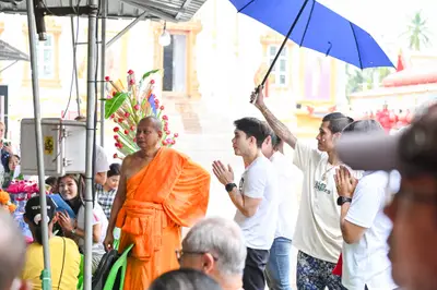 ประมวลภาพพิธีบวงสรวงสมโภช ครบ ๓๕ ปี และพิธีเททองหล่อพระ วัดจุฬามณี ปี ๒๕๖๗