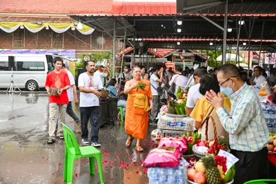 ประมวลภาพพิธีบวงสรวงสมโภช ครบ ๓๕ ปี และพิธีเททองหล่อพระ วัดจุฬามณี ปี ๒๕๖๗