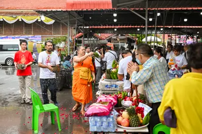 ประมวลภาพพิธีบวงสรวงสมโภช ครบ ๓๕ ปี และพิธีเททองหล่อพระ วัดจุฬามณี ปี ๒๕๖๗