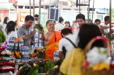 ประมวลภาพพิธีบวงสรวงสมโภช ครบ ๓๕ ปี และพิธีเททองหล่อพระ วัดจุฬามณี ปี ๒๕๖๗