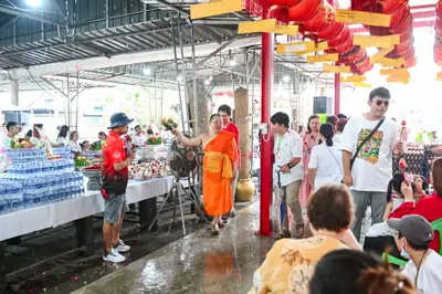 ประมวลภาพพิธีบวงสรวงสมโภช ครบ ๓๕ ปี และพิธีเททองหล่อพระ วัดจุฬามณี ปี ๒๕๖๗