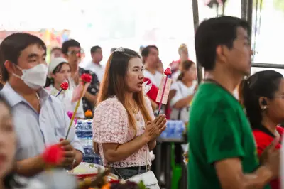 ประมวลภาพพิธีบวงสรวงสมโภช ครบ ๓๕ ปี และพิธีเททองหล่อพระ วัดจุฬามณี ปี ๒๕๖๗