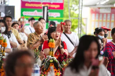 ประมวลภาพพิธีบวงสรวงสมโภช ครบ ๓๕ ปี และพิธีเททองหล่อพระ วัดจุฬามณี ปี ๒๕๖๗