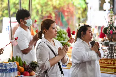 ประมวลภาพพิธีบวงสรวงสมโภช ครบ ๓๕ ปี และพิธีเททองหล่อพระ วัดจุฬามณี ปี ๒๕๖๗