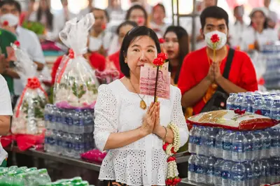 ประมวลภาพพิธีบวงสรวงสมโภช ครบ ๓๕ ปี และพิธีเททองหล่อพระ วัดจุฬามณี ปี ๒๕๖๗