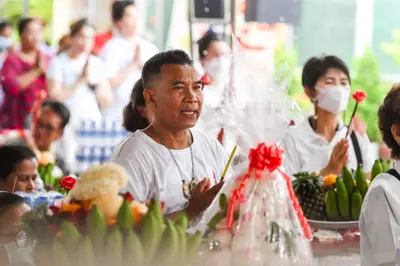 ประมวลภาพพิธีบวงสรวงสมโภช ครบ ๓๕ ปี และพิธีเททองหล่อพระ วัดจุฬามณี ปี ๒๕๖๗