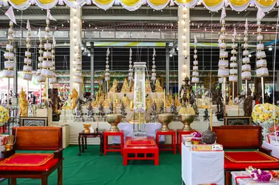 ประมวลภาพพิธีบวงสรวงสมโภช ครบ ๓๕ ปี และพิธีเททองหล่อพระ วัดจุฬามณี ปี ๒๕๖๗