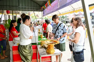 ประมวลภาพพิธีบวงสรวงสมโภช ครบ ๓๕ ปี และพิธีเททองหล่อพระ วัดจุฬามณี ปี ๒๕๖๗