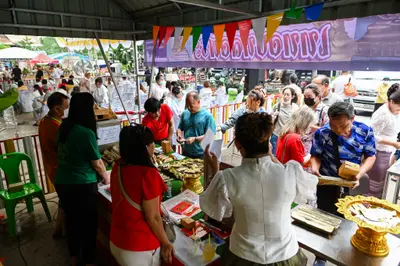 ประมวลภาพพิธีบวงสรวงสมโภช ครบ ๓๕ ปี และพิธีเททองหล่อพระ วัดจุฬามณี ปี ๒๕๖๗
