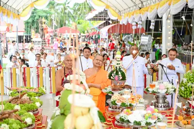 ประมวลภาพพิธีบวงสรวงสมโภช ครบ ๓๕ ปี และพิธีเททองหล่อพระ วัดจุฬามณี ปี ๒๕๖๗