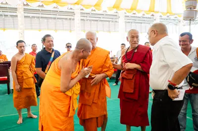 ประมวลภาพพิธีบวงสรวงสมโภช ครบ ๓๕ ปี และพิธีเททองหล่อพระ วัดจุฬามณี ปี ๒๕๖๗
