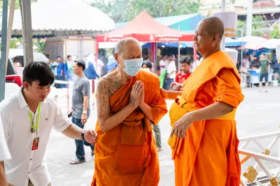 ประมวลภาพพิธีบวงสรวงสมโภช ครบ ๓๕ ปี และพิธีเททองหล่อพระ วัดจุฬามณี ปี ๒๕๖๗
