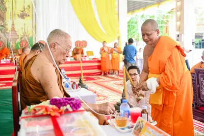 ประมวลภาพพิธีบวงสรวงสมโภช ครบ ๓๕ ปี และพิธีเททองหล่อพระ วัดจุฬามณี ปี ๒๕๖๗