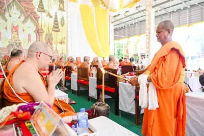 ประมวลภาพพิธีบวงสรวงสมโภช ครบ ๓๕ ปี และพิธีเททองหล่อพระ วัดจุฬามณี ปี ๒๕๖๗