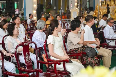 ประมวลภาพพิธีบวงสรวงสมโภช ครบ ๓๕ ปี และพิธีเททองหล่อพระ วัดจุฬามณี ปี ๒๕๖๗