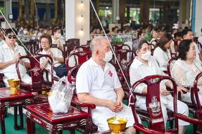ประมวลภาพพิธีบวงสรวงสมโภช ครบ ๓๕ ปี และพิธีเททองหล่อพระ วัดจุฬามณี ปี ๒๕๖๗
