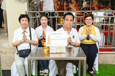 ประมวลภาพพิธีบวงสรวงสมโภช ครบ ๓๕ ปี และพิธีเททองหล่อพระ วัดจุฬามณี ปี ๒๕๖๗