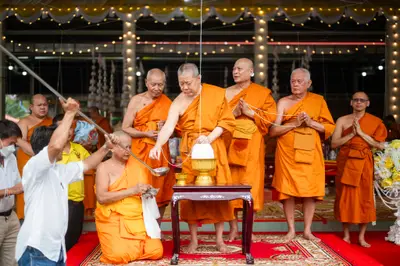 ประมวลภาพพิธีบวงสรวงสมโภช ครบ ๓๕ ปี และพิธีเททองหล่อพระ วัดจุฬามณี ปี ๒๕๖๗