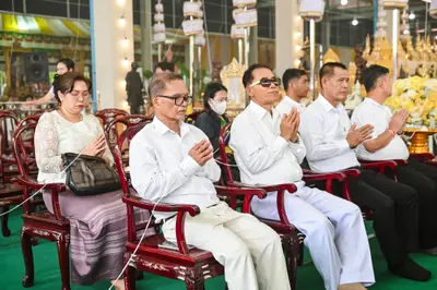 ประมวลภาพพิธีบวงสรวงสมโภช ครบ ๓๕ ปี และพิธีเททองหล่อพระ วัดจุฬามณี ปี ๒๕๖๗