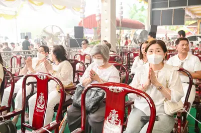 ประมวลภาพพิธีบวงสรวงสมโภช ครบ ๓๕ ปี และพิธีเททองหล่อพระ วัดจุฬามณี ปี ๒๕๖๗