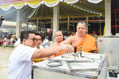 ประมวลภาพพิธีบวงสรวงสมโภช ครบ ๓๕ ปี และพิธีเททองหล่อพระ วัดจุฬามณี ปี ๒๕๖๗