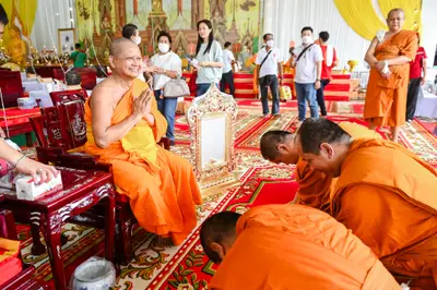 ประมวลภาพพิธีบวงสรวงสมโภช ครบ ๓๕ ปี และพิธีเททองหล่อพระ วัดจุฬามณี ปี ๒๕๖๗