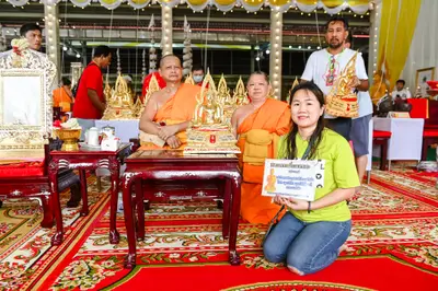 ประมวลภาพพิธีบวงสรวงสมโภช ครบ ๓๕ ปี และพิธีเททองหล่อพระ วัดจุฬามณี ปี ๒๕๖๗