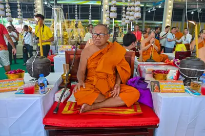 ประมวลภาพพิธีบวงสรวงสมโภช ครบ ๓๕ ปี และพิธีเททองหล่อพระ วัดจุฬามณี ปี ๒๕๖๗