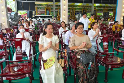 ประมวลภาพพิธีบวงสรวงสมโภช ครบ ๓๕ ปี และพิธีเททองหล่อพระ วัดจุฬามณี ปี ๒๕๖๗